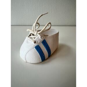 Cabbage Patch Kids Doll White w/ Blue Strips Tie Shoes - 1 single Shoe Sneaker